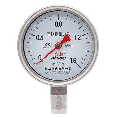 红旗/HONGQI Y-BF系列不锈钢压力表