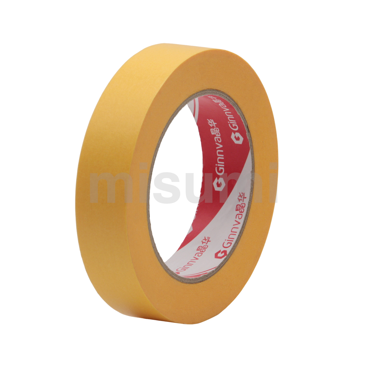 晶华 和纸胶带M733A耐高温150℃黄色50mm*50M 16卷/箱 遮蔽保护抗UV 符合RoHS