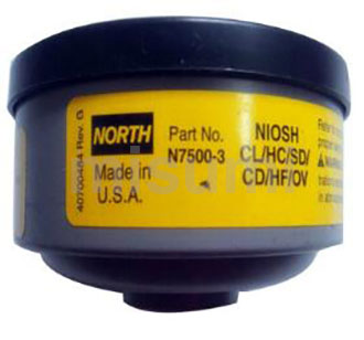 霍尼韦尔有机蒸汽酸性气体滤毒盒