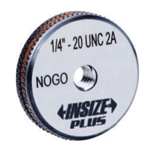 美标统一螺纹环规, 止规(精度2A, 标准ANSI/ASME B1.2)