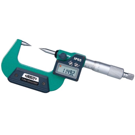 数显尖头千分尺(测头15°, 不配标准杆)