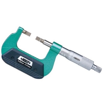 直进式薄片千分尺(测头3.5x0.4mm, 不配标准杆)