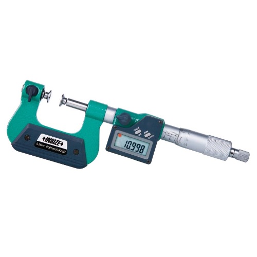 直进式数显万能千分尺(带7对可换测头, 配标准杆)