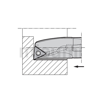 镗削/内径端面加工用一般抗振刀杆A/S-STLP（B）-AE型