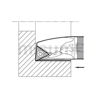 镗削/内径端面加工用硬质合金抗振刀杆E/C-STLP(B)-A型