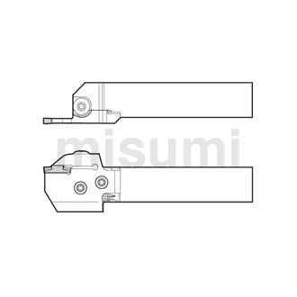 切槽/切断用直柄型0°分割刀杆KGD-C型刀杆本体