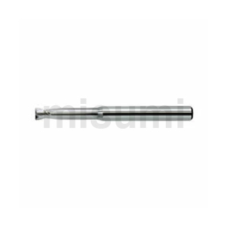 超硬合金立铣刀 铜电极加工用2刃CRN涂层长颈圆弧头立铣刀CRN2XLRB