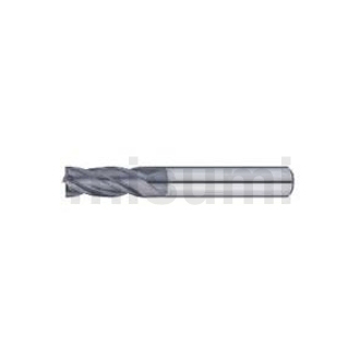 TiAlN涂层硬质合金平头型立铣刀　4刃尖角/短刃型长刃型