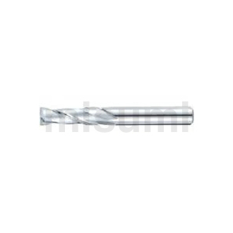 硬质合金平头型立铣刀　2刃/刃长3D（标准刃长）型　-可进行颈部避让追加工-