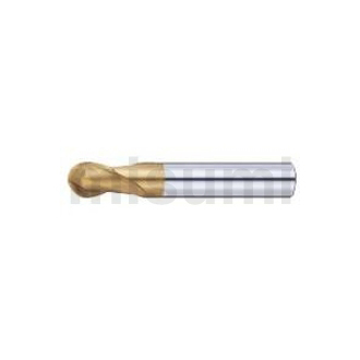 TS涂层硬质合金球头型立铣刀（热膨胀刀柄用）2刃/超短刃型
