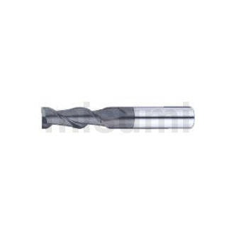 铝加工用DLC涂层硬质合金平头型立铣刀　2刃/刃长3D（标准刃长）型　-可进行颈部避让追加工-