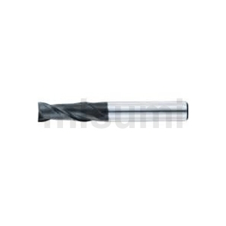 超硬合金立铣刀 TiAlN涂层 平头型 2刃・4刃/尖角保护/短刃型