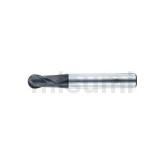 超硬合金立铣刀 TiAlN涂层SAC 球头型 2刃/短刃型