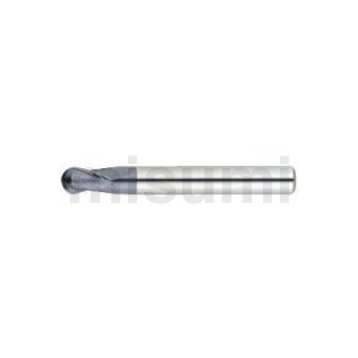 超硬合金立铣刀 ALC涂层 球头型 2刃/短刃型・标准型