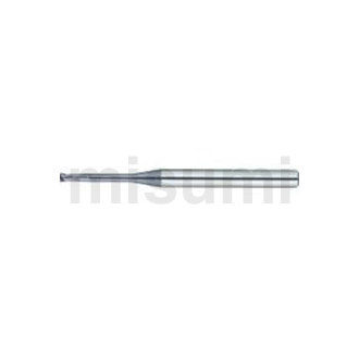 超硬合金立铣刀 TiAlN涂层 平头型 2刃・超短刃・长颈型（深肋槽加工用 ）