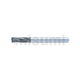 超硬合金立铣刀 XAL涂层 粗加工型立铣刀 细齿纹距/长柄标准刃长型