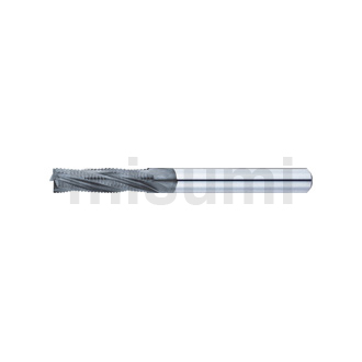 超硬合金立铣刀 XAL涂层 粗加工型立铣刀 细齿纹距/长刃型