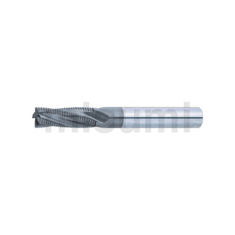 超硬合金立铣刀 XAL涂层 粗加工型立铣刀 细齿纹距/标准刃长型