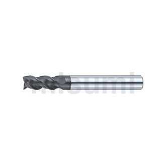 超硬合金立铣刀 MRC涂层 多功能平头型立铣刀 3刃/45度螺旋角/短刃型