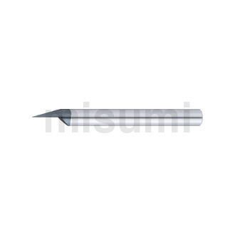 超硬合金立铣刀 XAL涂层 锥形球头型立铣刀 刻印用/单刃/半月型