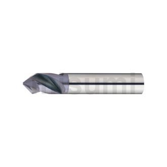 超硬合金立铣刀 XAL涂层 倒角加工用立铣刀 3刃/短刃型