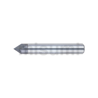 超硬合金立铣刀 XAL涂层 倒角加工用立铣刀 2刃