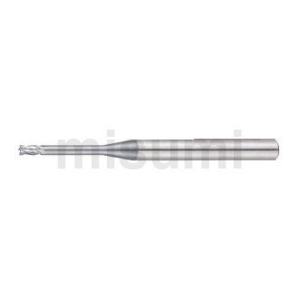 GCP硬质合金立铣刀 平头型 高速加工/4刃/长颈型