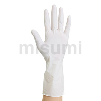9寸白色丁腈百级净化手套