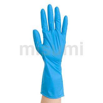 9寸蓝色丁腈千级净化手套