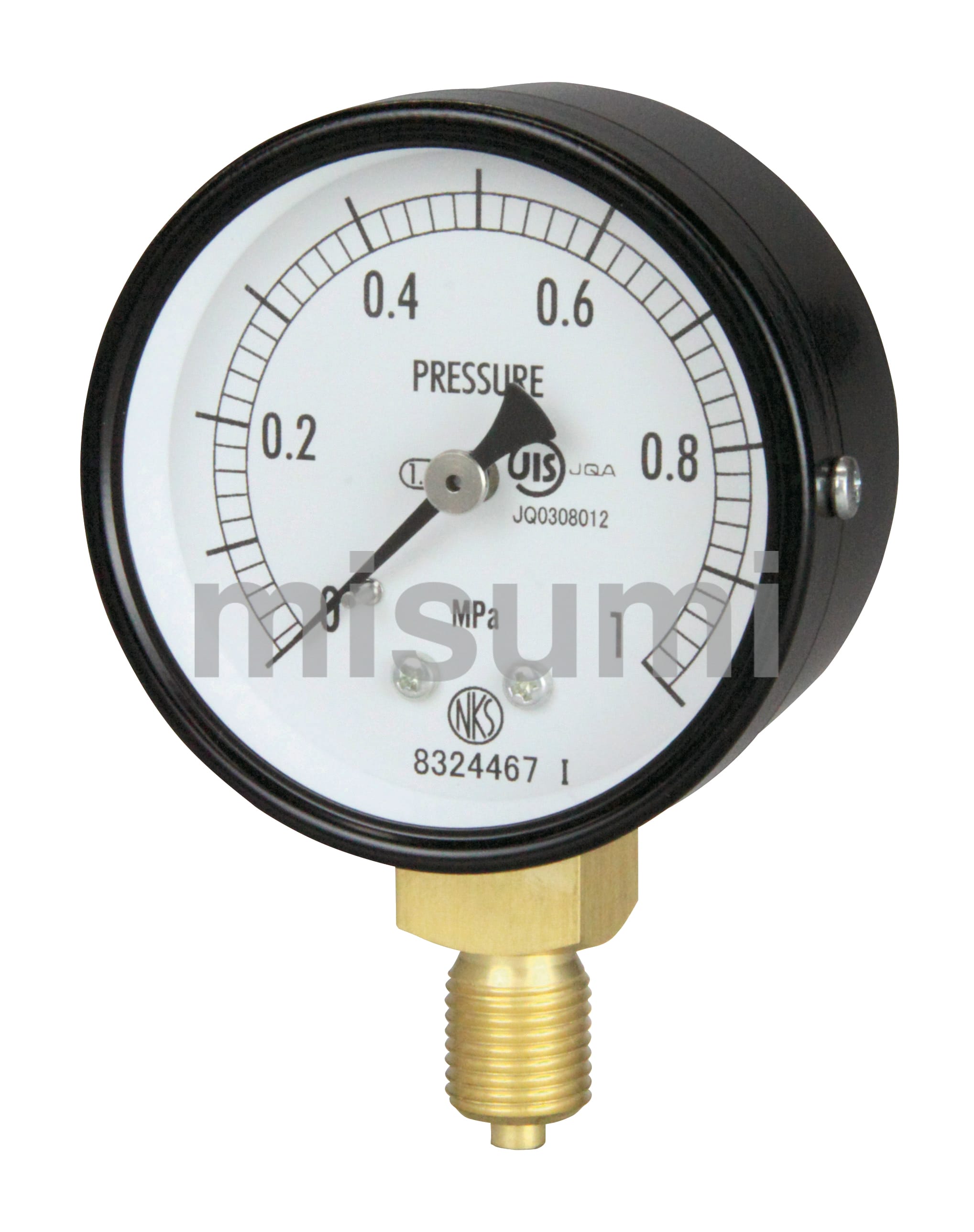 普通形圧力表（A型立式・φ60）