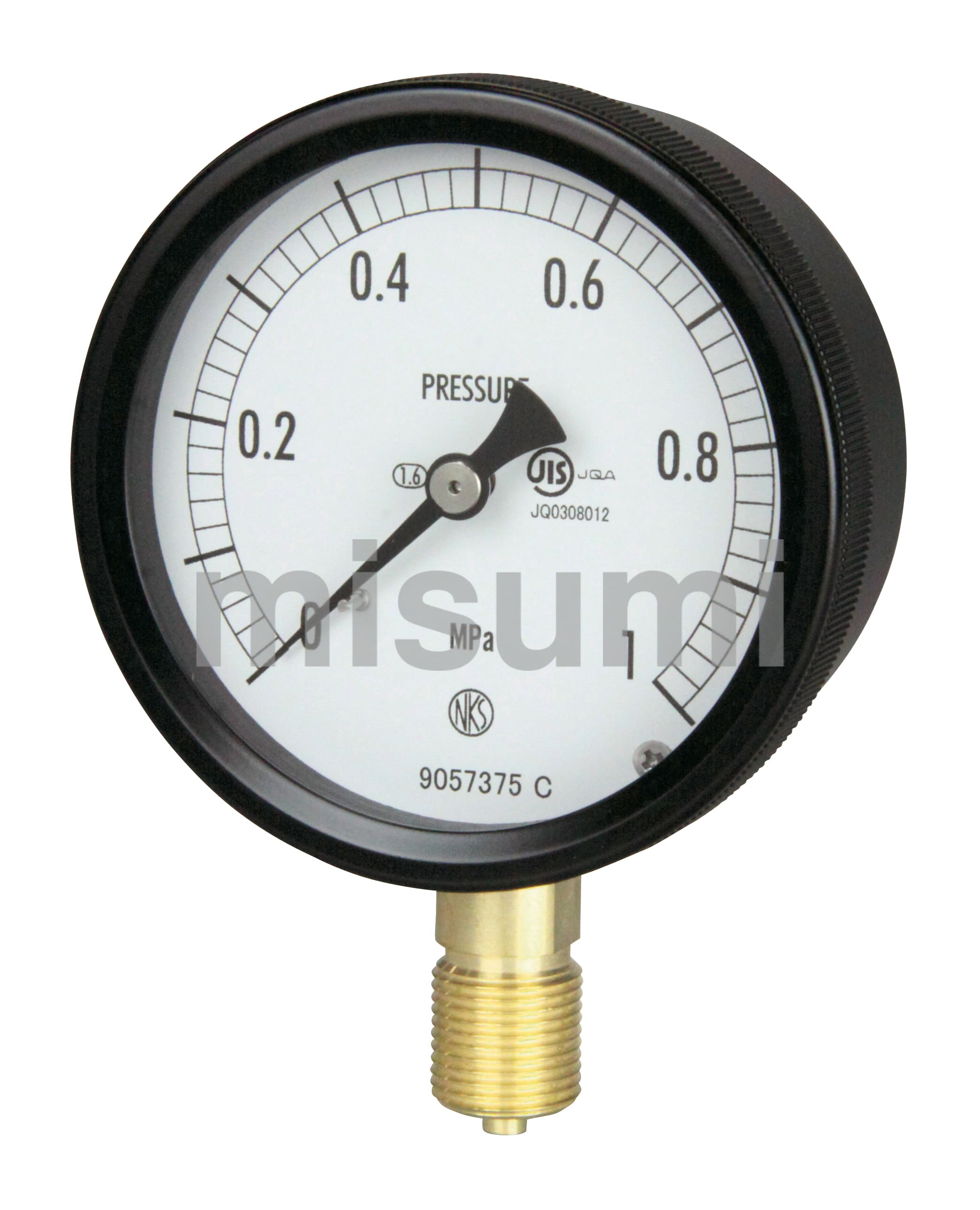 密封压力表（A型立式・φ75）