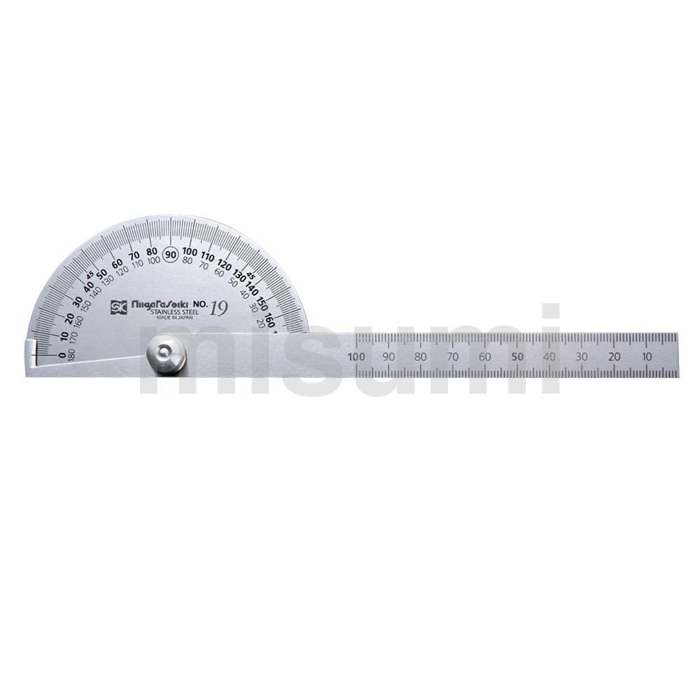 量角器 No.19 银色
