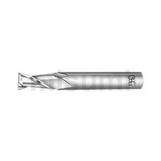 平头型立铣刀 高速钢 EDS2刃短刃型高速钢平头铣刀