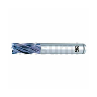 粗加工型立铣刀（高速钢） VP-RESF V涂层 XPM短刃细齿纹刃型