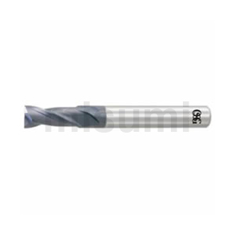 WXL涂层硬质合金平头型立铣刀/2刃/2D刃长型（WXL-2D-DE）
