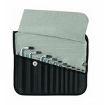 L型星型内六角扳手套件 带卷筒式工具包