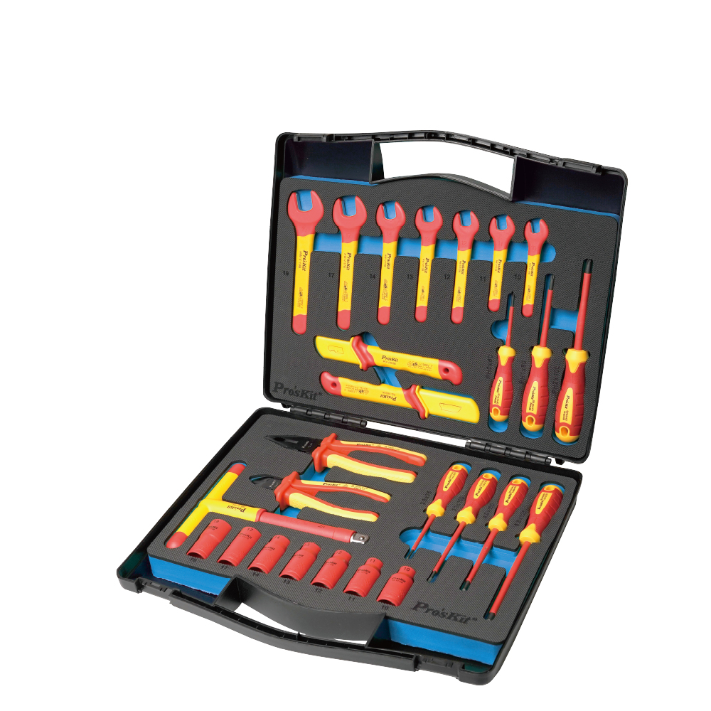 VDE 1000V绝缘综合工具组(26件组)