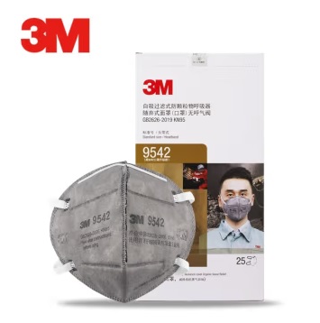 折叠式有机蒸气异味及防颗粒物口罩 9542 KN95 头戴式