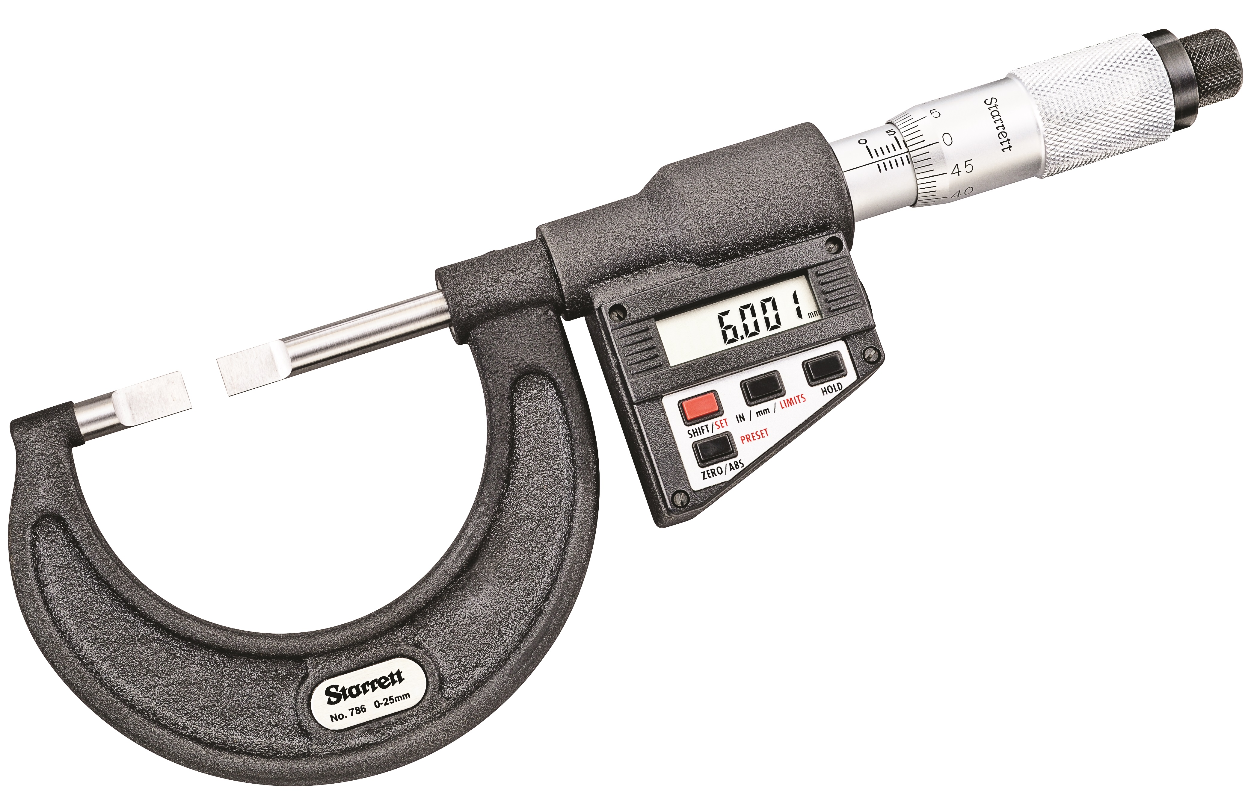 数显千分尺 施泰力786系列刀片式数显外径千分尺