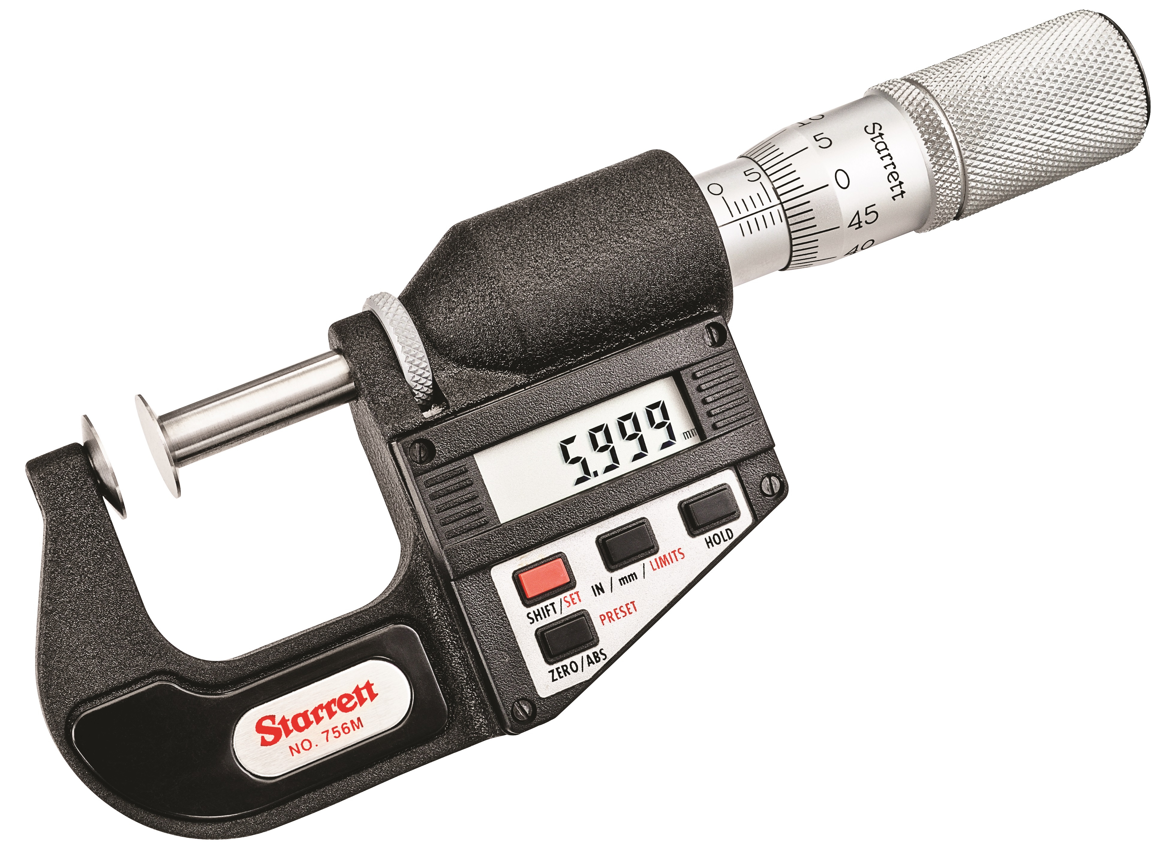 数显千分尺 施泰力756系列公法线数显外径千分尺