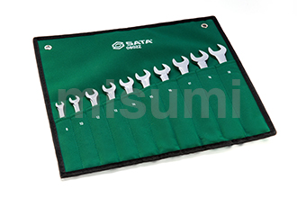 10件全抛光两用扳手组套