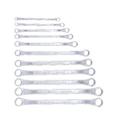 公制雾面双梅花扳手