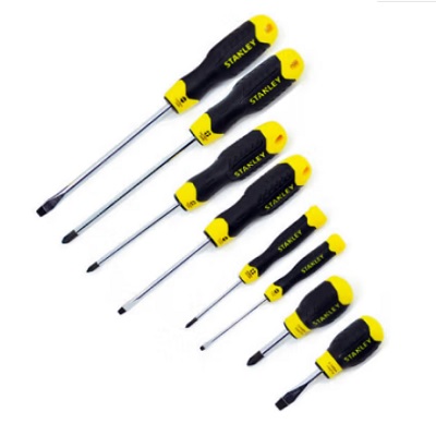 史丹利(STANLEY) 8件套铬钒钢胶柄螺丝批