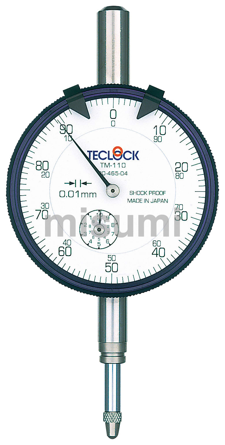 0.01mm刻度百分表_得乐TECLOCK百分表-米思米官网