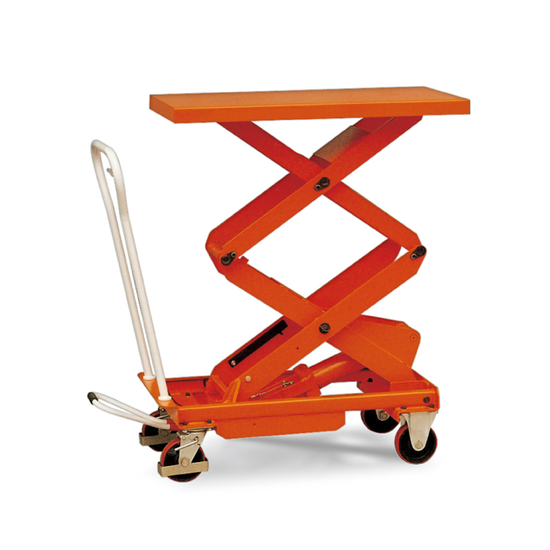 重型脚踏车式升降平台车-泰得力