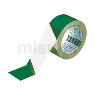 虎纹警示标记胶带 用于室内 绿色/白红色/白色