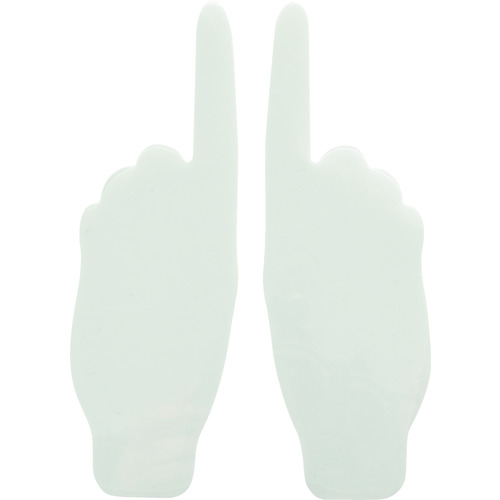 TRUSCO 室内用线胶带“耐用地板标志”（1张类型）手型