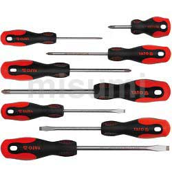 8件套双色柄螺丝批组套 十字一字组合