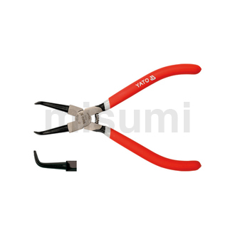 日式弯嘴孔用挡圈钳