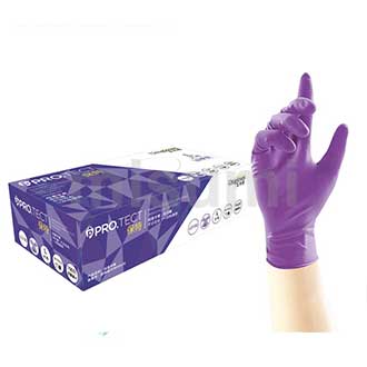 保特 一次性丁腈手套 12寸 紫色 加厚耐用型
